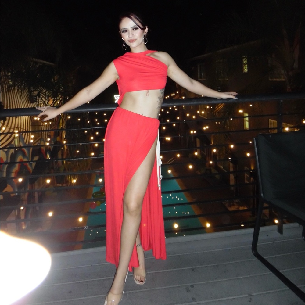 Coucoo red dress